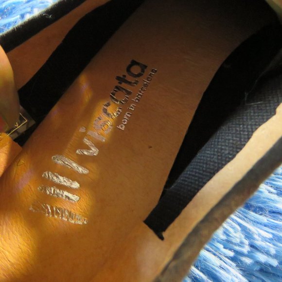 Men's Viscata espadrille shoes- Spain- natural jute soles - never worn - size 11 - Picture 8 of 12